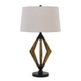 thumbnail image 1 of Valence 150W 3 Way Metal/Pine Wood Table Lamp, 1 of 2