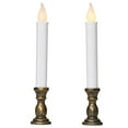 thumbnail image 1 of Indoor Battery-Operated LED Candle Lamps, Yellow, 2 Count, by Holiday Time, 1 of 6