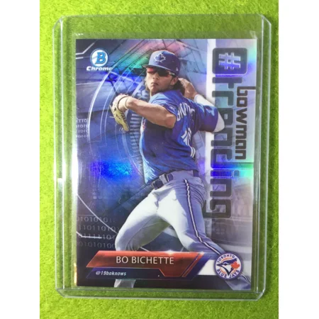 BO BICHETTE ROOKIE CARD JERSEY #11 RC REFRACTOR SP BLUE JAYS 2018 Bowman Chrome