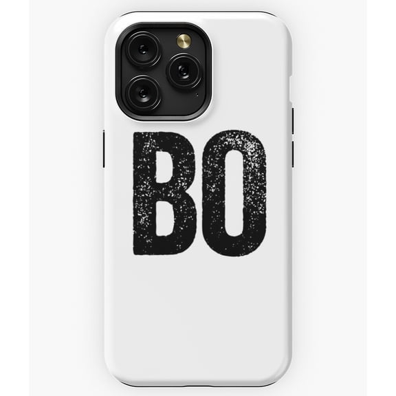 BO Personalised Name Initials Monogram Graphic A10407 Phone Case for iPhone 11 to 17 Pro Max