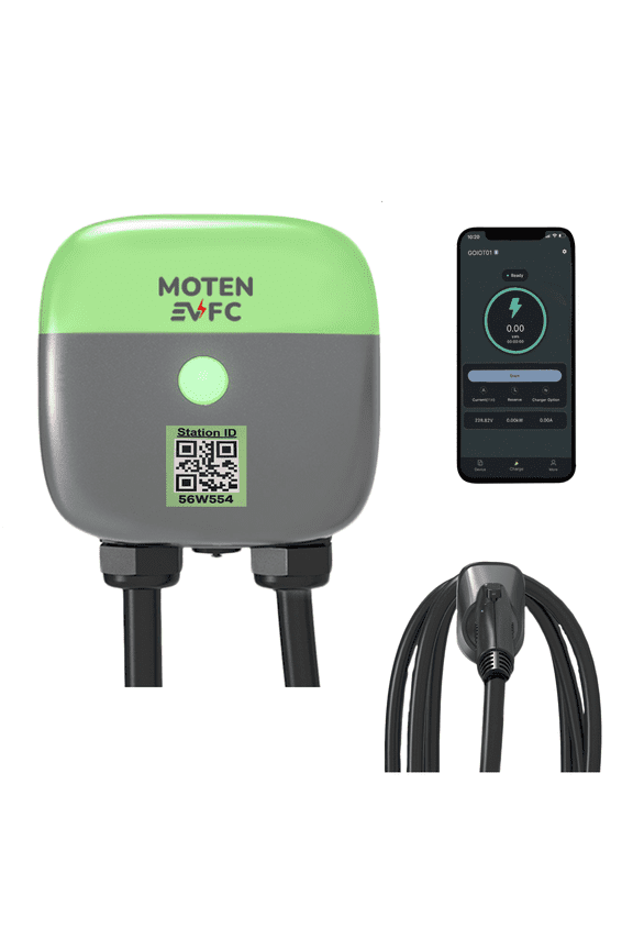 BOTES-48S Level 2 EV Charging Station, 11.5 kW/48 Amp, Commercial, Networked, Best for Fleet, Workplace, Multifamily