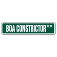 thumbnail image 1 of BOA CONSTRICTOR Street Sign novelty reptile snake lover animal | Indoor/Outdoor |  30" Wide, 1 of 5