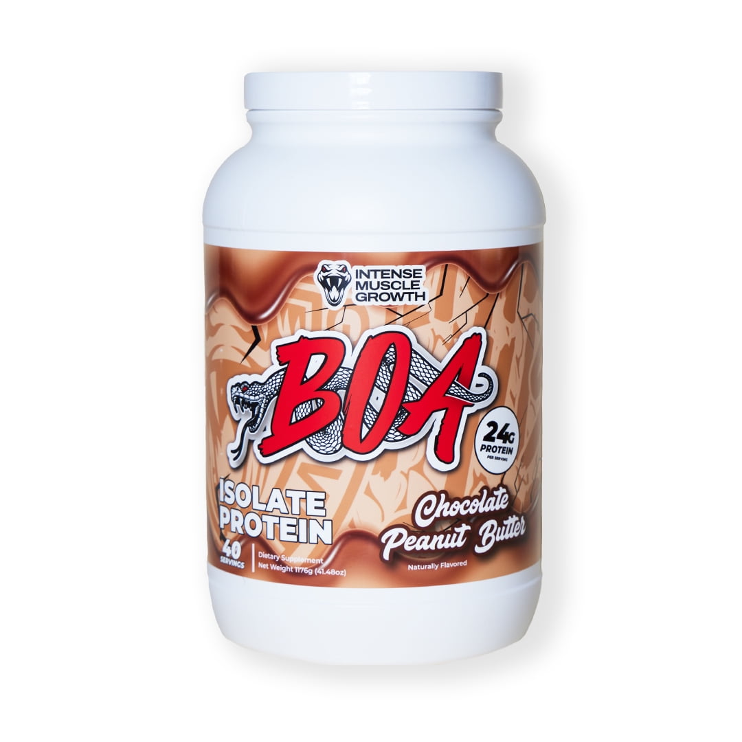 BOA Isolate Protein with Vitamin B6 and Zinc - Low-Sodium Whey Protein ...