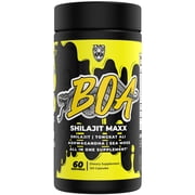 BOA Shilajit Maxx Capsules   Herbal Energy & Vitality Support Supplement with Shilajit, Ashwagandha, Tongkat Ali & Sea Moss   120 Capsules