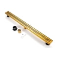thumbnail image 1 of BOANN  304 Stainless Steel Rectangular Linear Shower Floor Drain in Gold 36" - Gold, 1 of 5