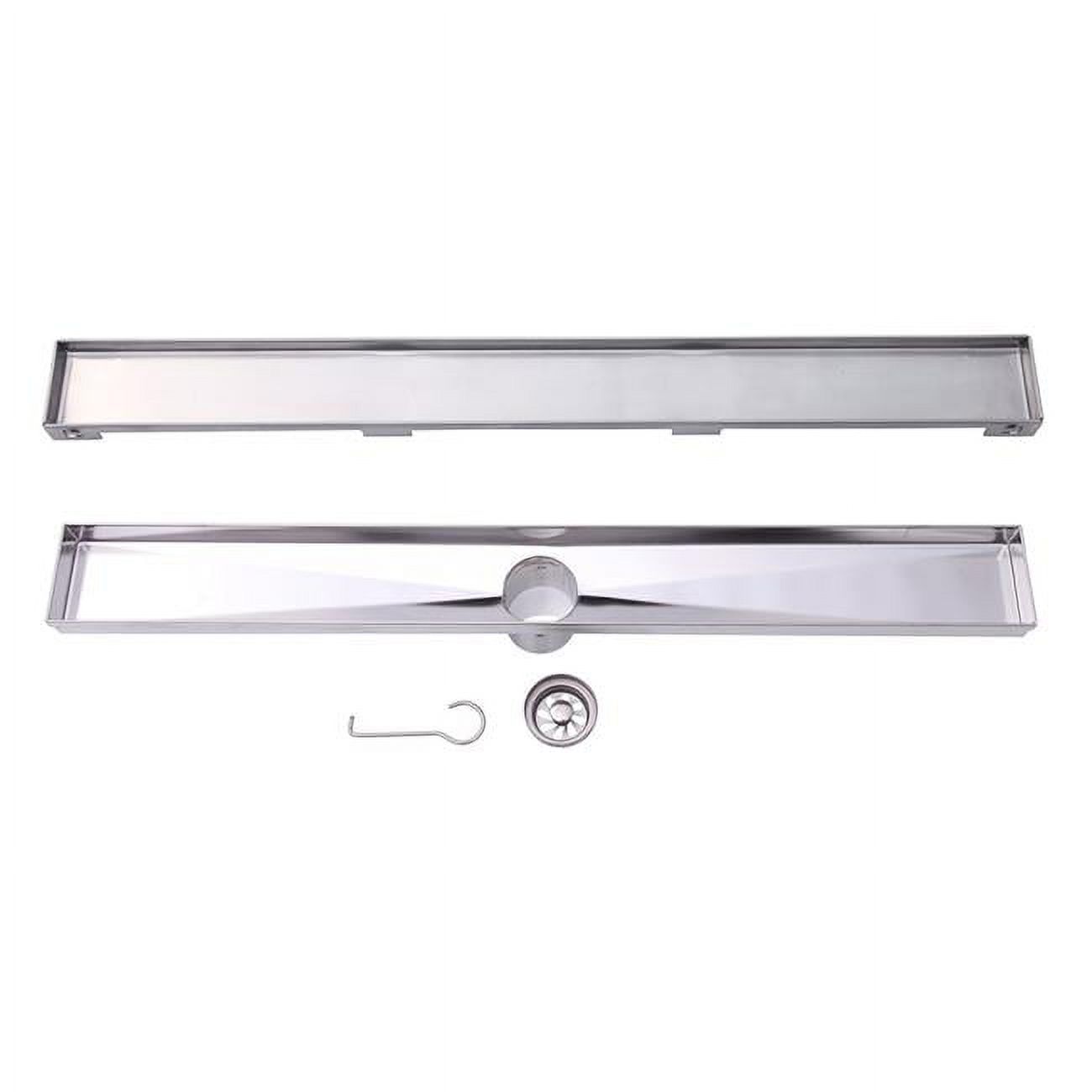 BOANN 6" X 6" Square Tile Insert Shower Drain - 304 Stainless Steel, Invisible Style (Brushed) - View #3