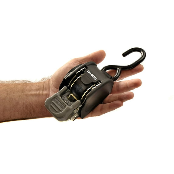 BOATBUCKLE 1" RETRACTABLE TRANSOM TIE - DOWN(Pack of 2)