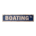 thumbnail image 1 of BOATING Vintage Plastic Street Sign speed motorboat sailboat row boat | Indoor/Outdoor |  36" Wide, 1 of 4