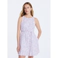 thumbnail image 1 of Free Assembly Women's and Women's Plus Cotton Boatneck Mini Dress, Sizes XS-4X, 1 of 5