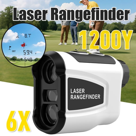 BOAYAL Golf Range Finder with Slope 1200 Yards Golf Laser Rangefinder 7X Magnification for Golfing Men Women