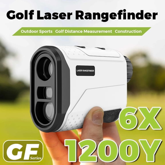 BOAYAL Laser Golf Rangefinder 1200 Yards 6X Magnification with Slope Flag Lock Vibration 750mAh Laser Range Finder for Golfing Hunting