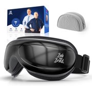 BOB AND BRAD Eye Massager with Heated Compression & Bluetooth Music for Eyes Relax Rejuvenate(Black)