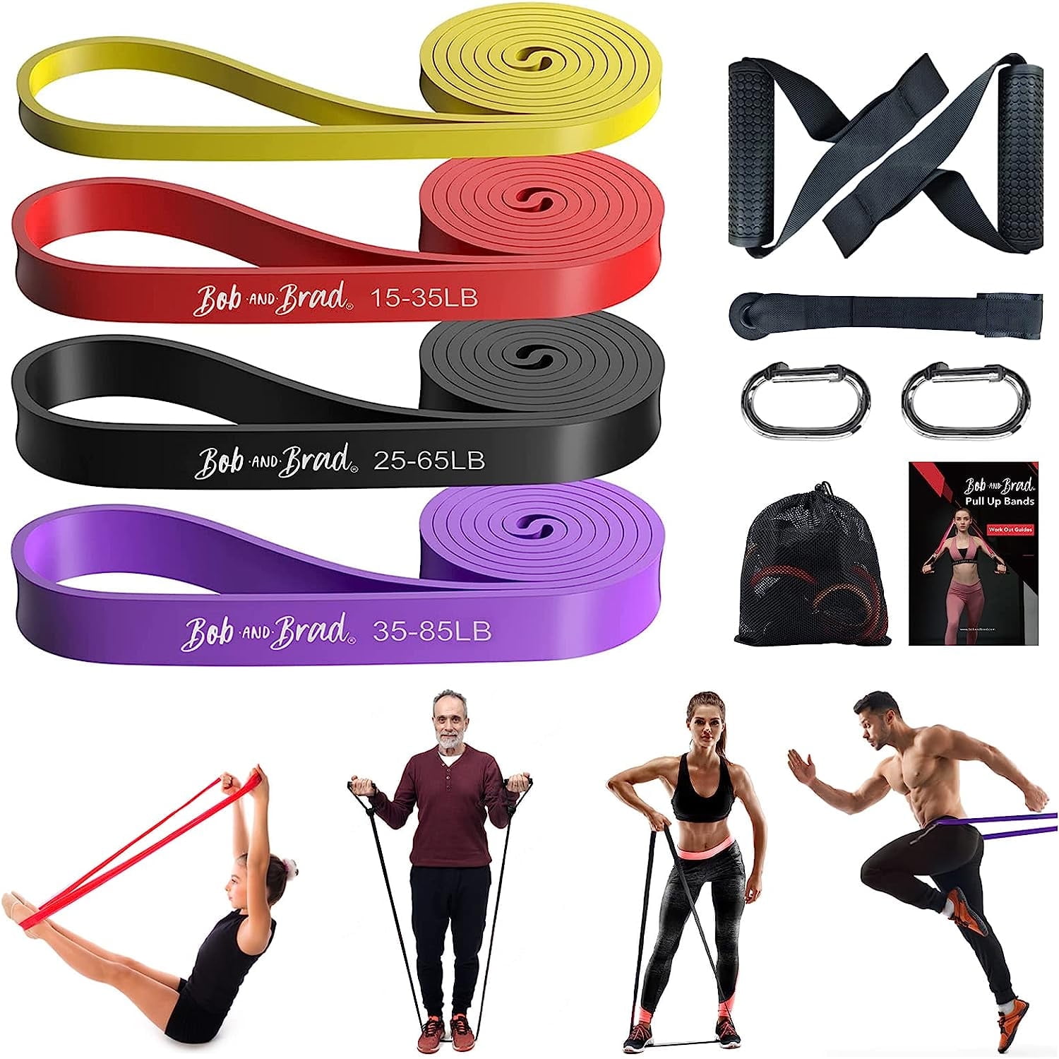 Bob and Brad Flige Suspension Trainer for Full Body Workout Weight Training Pull Up Assistance Walmart
