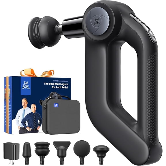 Bob and Brad D5 Pro Massage Gun Percussion Deep Tissue for Athletes Handheld Muscle Massager Pain Relief FSA and HSA Eligible