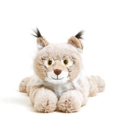 Warmies 13” Bobcat Stuffed Animal, Microwavable Heated Plushie and Weighted Soft Plush Toys