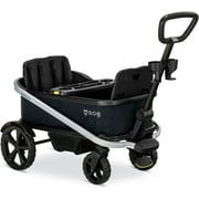 BOB Gear Renegade Foldable Stroller Wagon with 3 Seats, 5-Point Harness System, All-Terrain Tires, and Push and Pull Handle, Nightfall Wagon Only