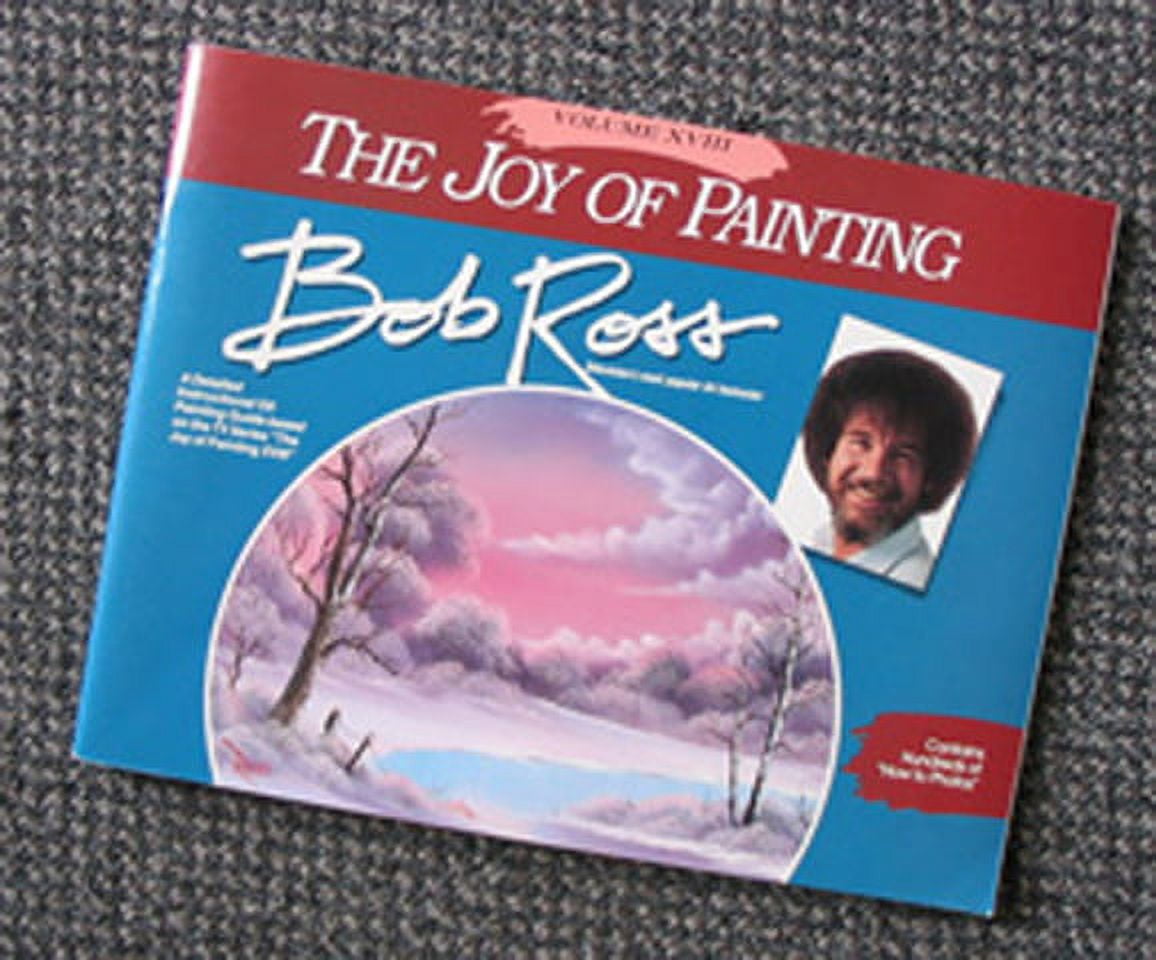The Joy of Painting by Bob Ross Brushes Gray 5429-19 Digitally Printed –  The Fabric Candy Shoppe
