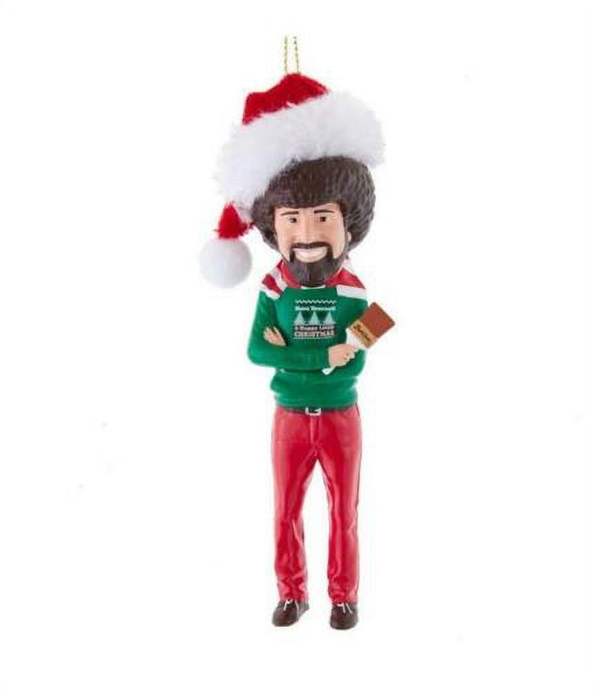 Happy Little Christmas Bob Ross Ornament Gifts For Him Her | Decorating  Your Christmas-Themed Home With Bob Ross - The Wholesale T-Shirts By VinCo