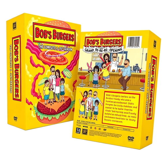 BOBS BURGERS The Complete Series DVD Box Set Seasons 1-16 44-Disc Collection All Episodes Full TV Show