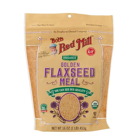 BOB'S RED MILL, Organic Flaxseed Meal, Golden, Pack of 4, Size 16 OZ, (Gluten Free Kosher 95%+ Organic)