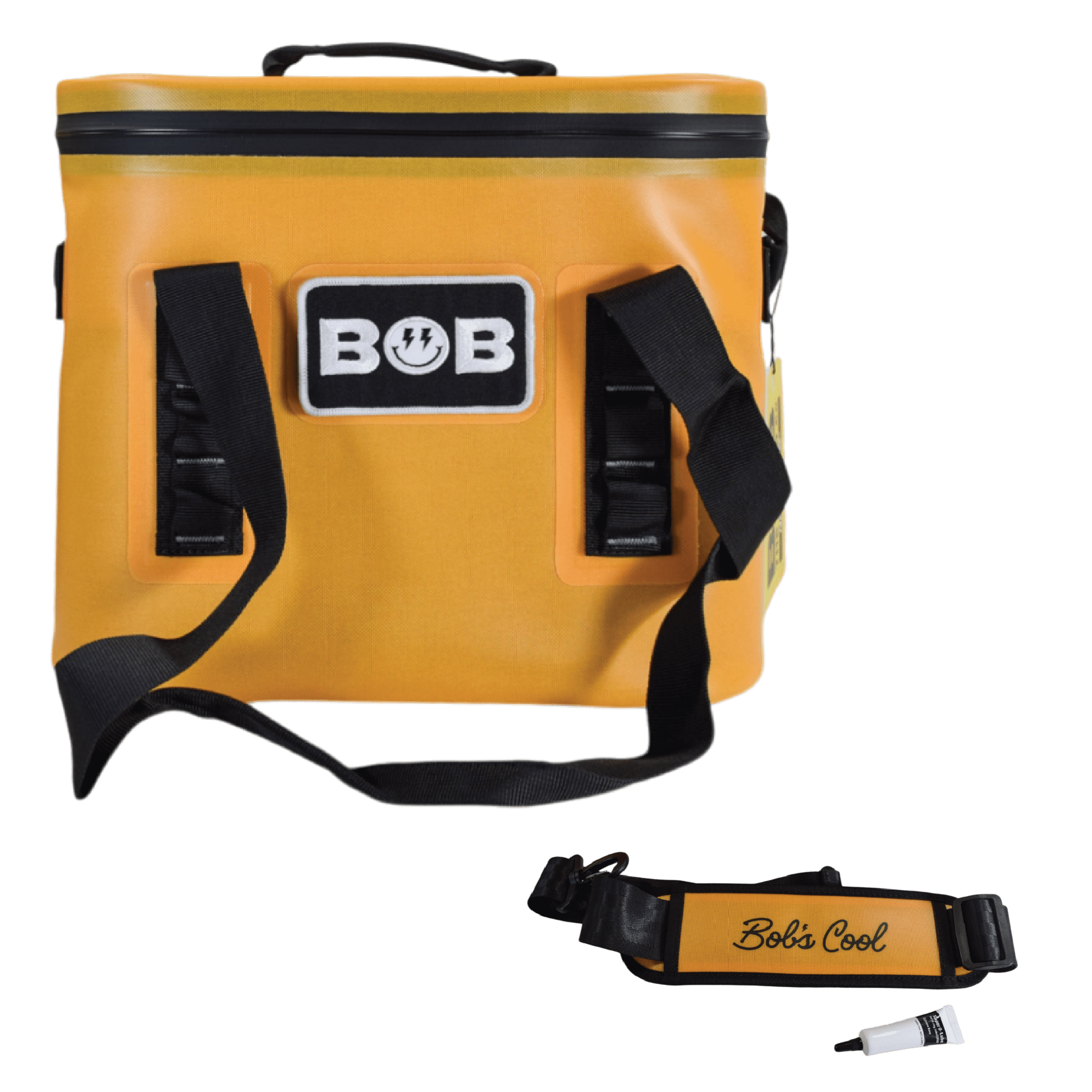 BOB THE COOLER CO - 14L "Sidekick" Portable Leak Proof Hopper Flip Soft Cooler for Lunch, Drink, Beverage, Camping, Travel, Picnic, Beach & More Fits 20 12oz Cans