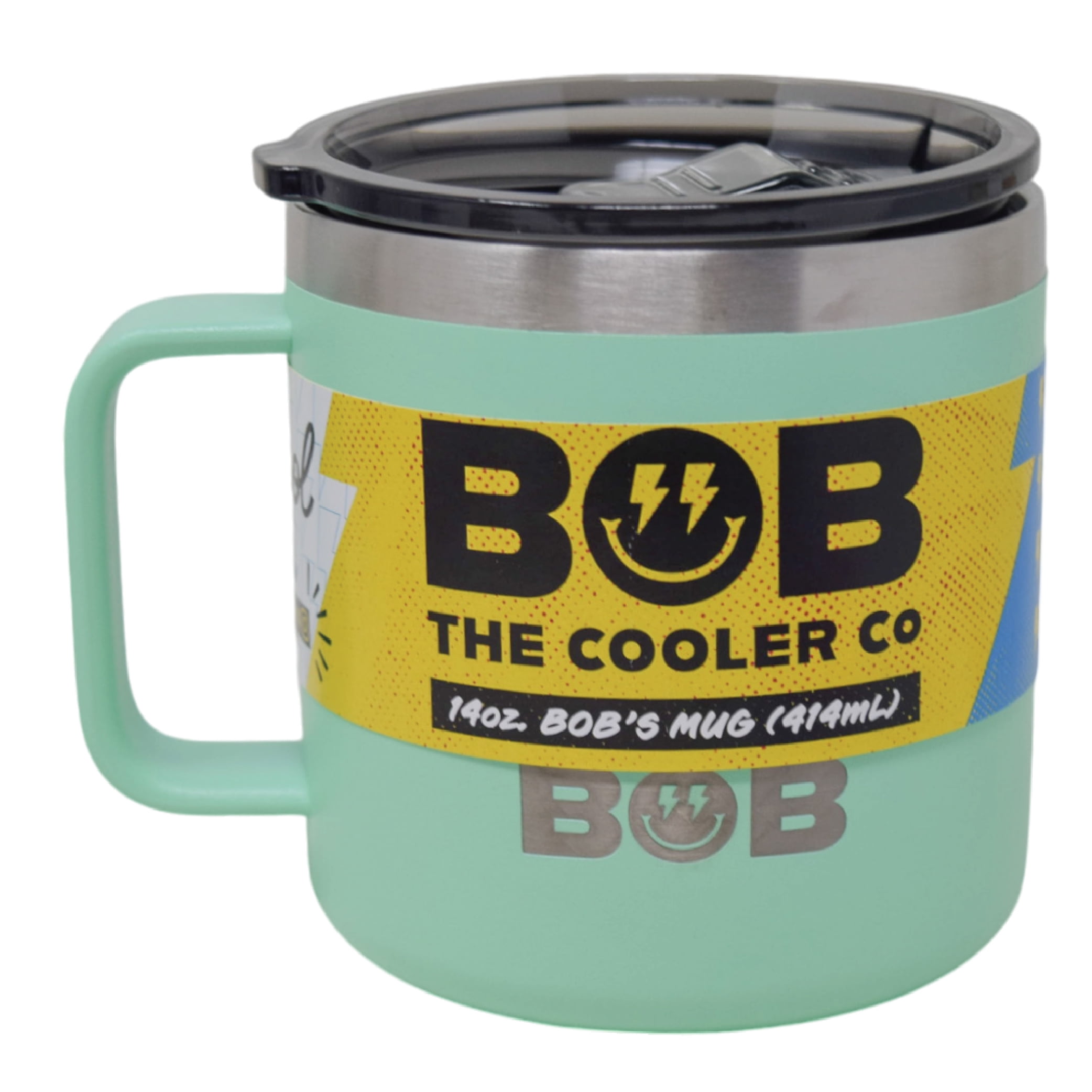BOB THE COOLER CO 14oz "Bob's Mug" Stainless Steel Double Wall Vacuum