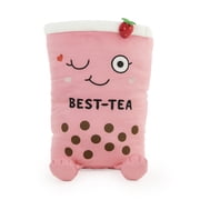 Jumbo Bubble Tea Funny Plush Character, Soft Collectible Stuffed Plush Toy, 12M+