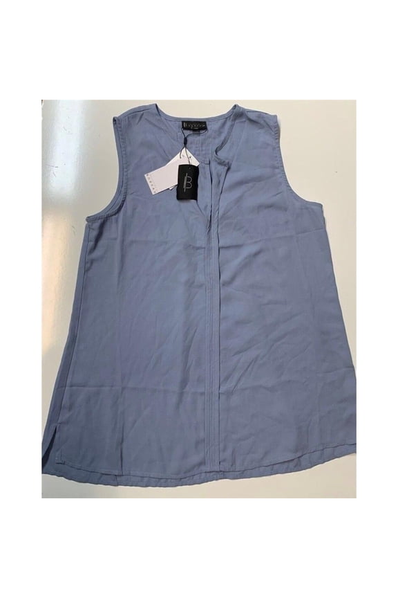 Women's Sleeveless V-Neck Top- Dusty Teal- Medium New with box/tags