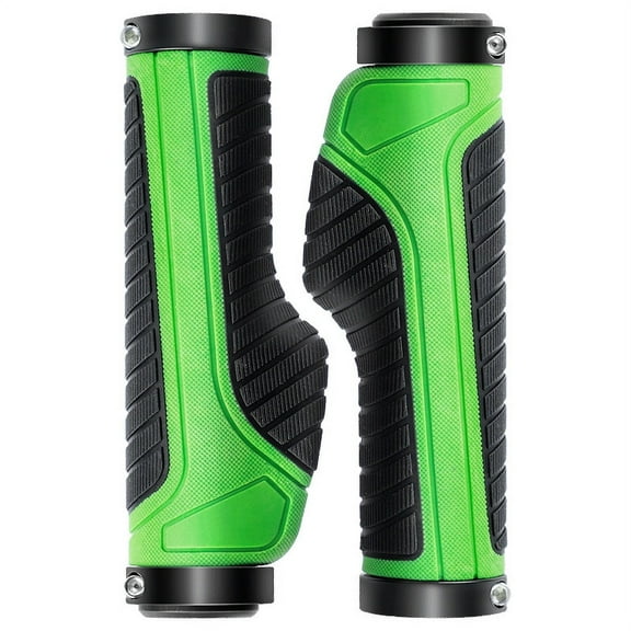 BOBILIFE - Bike Handlebar Grips, Ergonomic Shockproof Bicycle Handle Grip with Adjustable Aluminum Lock for Mountain Bike MTB BMX