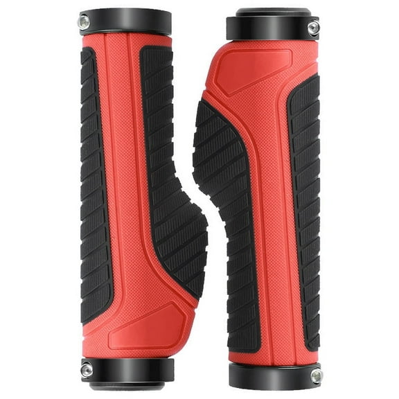 BOBILIFE - Bike Handlebar Grips, Ergonomic Shockproof Bicycle Handle Grip with Adjustable Aluminum Lock for Mountain Bike MTB BMX