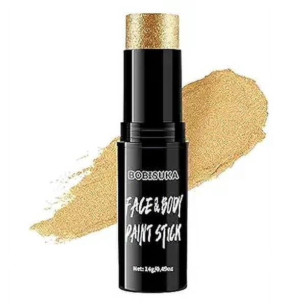 BOBISUKA Purple Face Paint Stick - Waterproof Sports Eye Black & Halloween Makeup