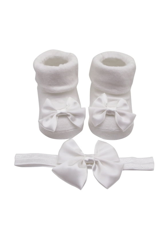 Baby Booties Newborn Baby Hand Crochet Knit Boots Infant Soft Cozy Warm Shoes for Toddler Girls Boys White for Size One Size