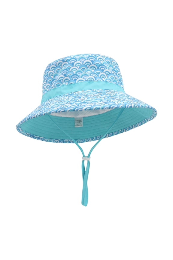 Baby Boy Girl Sun Hat with UPF 50+ Outdoor Adjustable Infant Toddler Beach Hat with Wide Brim Bucket Hats for Kids