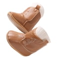 thumbnail image 1 of BOBOGOJP Baby Cowboy Cowgirl Boots Infant Western Shoes Boys Girls Round Toe Boots All Seasons Brown for Size 3.5, 1 of 9