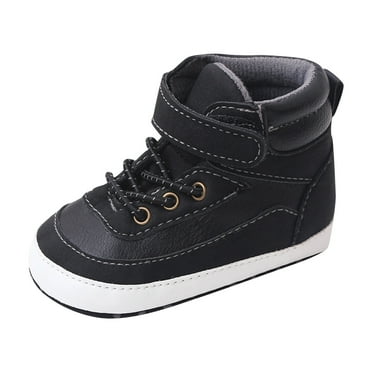 BOBOGOJP Baby Girls Boys Shoes Lightweight Breathable Toddler Mesh Sneakers Non-Slip First Walking Shoes (Black,5)