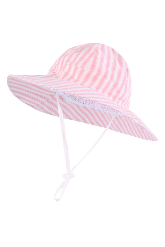 Beautiful Baby Sun Hat 0-6 Months - Adjustable Toddler Hat with UPF 50+ Sun Protection - Cute Kids Bucket Hat for Beach
