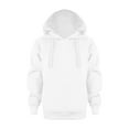 thumbnail image 1 of BOBOGOJP Boys Hoodie Cute Sweatshirt Solid Color Long Sleeve Kids Tops for Boys Girls White for Size 7-8 Years, 1 of 9