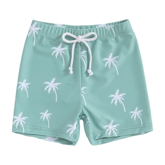 BOBOGOJP Boys Swim Trunks Quick Dry Beachwear Sport Swim Shorts Toddler Boy Swimwear Striped Bathing Suit Board Short 0-9 Year Light Green for Size 3-4 Years
