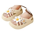 thumbnail image 1 of BOBOGOJP Comfortable Sandals for Girls in Summer with Soft Sole and Durable Properties Girls Sandals 2025 White for Size 1.5, 1 of 7
