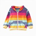 thumbnail image 1 of BOBOGOJP Girl Zip Up Cotton Sweatshirts Hooded Tie Dye Printed Zipper Hoodies for Toddler Girls Hot Pink,Size 5-6 Years, 1 of 7