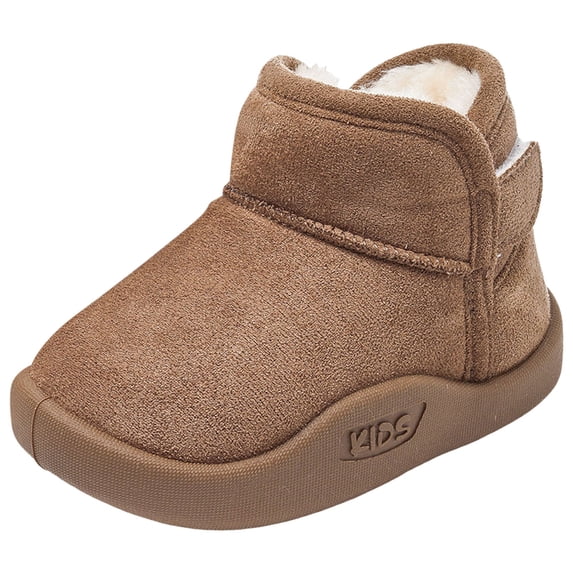 BOBOGOJP Kids Snow Boots for Boys Girls Toddler Winter Outdoor Boots Waterproof with Lined(Toddler/Little Kids/Big Kid) Khaki for Size 11.5