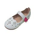 thumbnail image 1 of BOBOGOJP Girls Mary Jane Ballerina Flat Dress Shoes for Toddler Kids Princess Easy Buckle School Uniform Church Formal Shoes White for 7.5, 1 of 5
