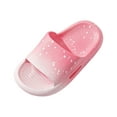 thumbnail image 1 of BOBOGOJP Girls Slide Sandals Breathable Summer Shoes for Kids with Non-Slip Sole Slides for Beach & Pool Pink for Big Kids 1, 1 of 5