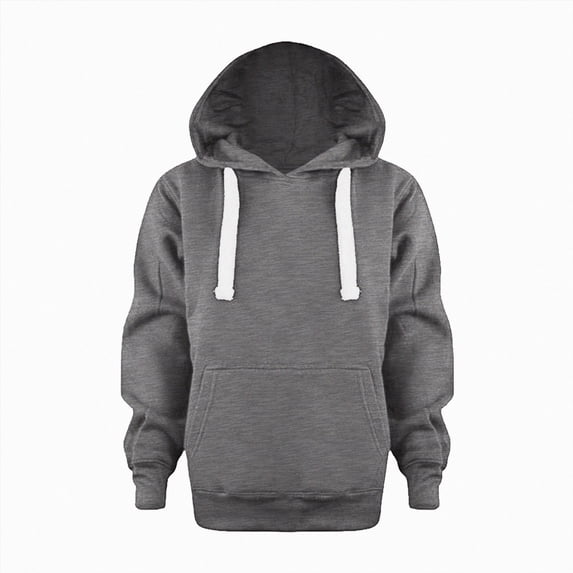 BOBOGOJP Girls Zip Up Hoodie Lightweight Teen Fleece Sweatshirts Jacket Long Sleeve Fall Hoodie With Pocket Grey,Size 6-7 Years
