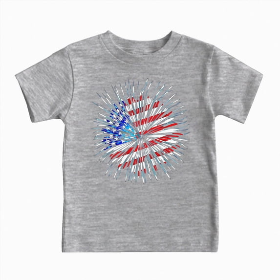 BOBOGOJP Kid Toddler Girl 4th of July Shirt 250th Anniversary T-Shirt 1776 2026 Tees Independence Outfit Grey for Size 10-11 Years