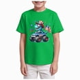 thumbnail image 1 of BOBOGOJP Kids 4th of July Shirt Funny Red White Blue T-Shirt Boys Girls 28(Green,3-4 Years), 1 of 4