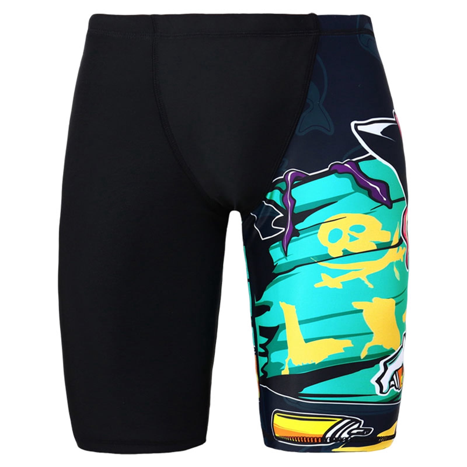 Proberos Swimming Shorts for Boys with Elastic Drawstring Waist and Cartoon Prints | Quick Dry Polyester for 4–5 Years Kids 100–110cm main image 0