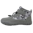 thumbnail image 1 of BOBOGOJP Kids' Hiking Work Boots for Boys Girls, Waterproof Outdoor Ankle Boots with Hook and Loop Gray for Size 3.5, 1 of 8