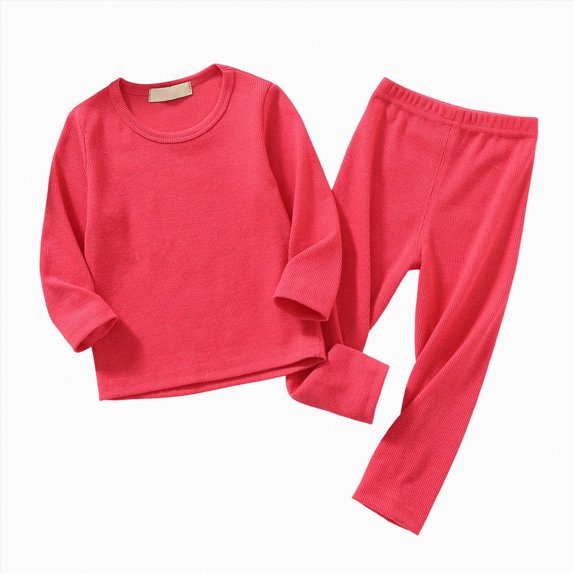 BOBOGOJP Kids Long Johns Thermal Underwear Set Toddler Winter Warm Jammies