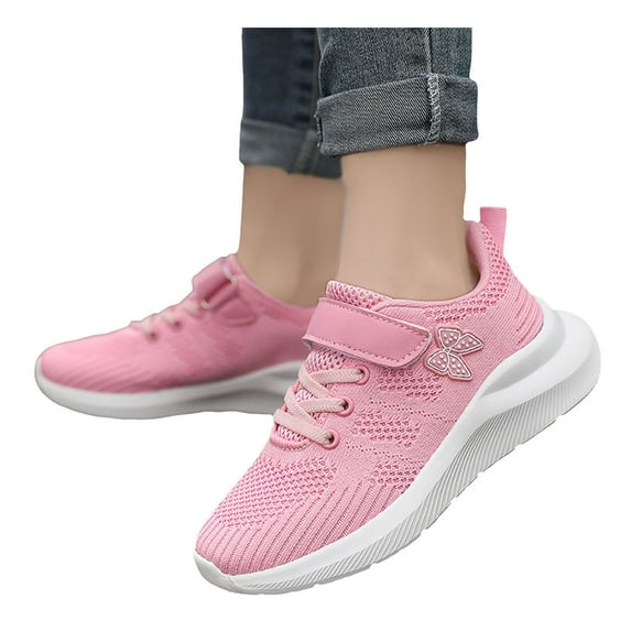 BOBOGOJP Kids Shoes Boys Running Tennis Athletic Shoes for Girls Pink for Size 12